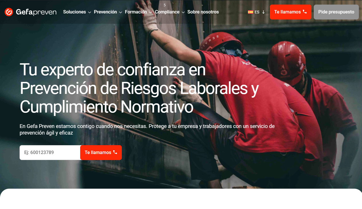 Gefa Preven estrena nova web